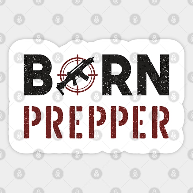 Survival Prepper Prepping Doomsday Apocalypse Gift Sticker by T-Shirt.CONCEPTS